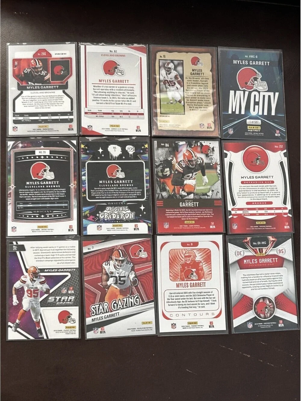 Myles Garrett Inserts & Special Panini Collection 12 NFL NM Browns Lot